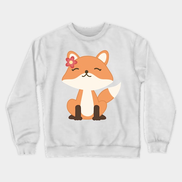 Mr. fox t-shirt design Crewneck Sweatshirt by devanshhh